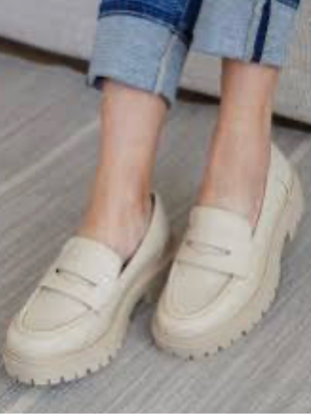 dolce vita Lug Loafer Lug Loafers in Beige US 9 New In Box - Size 9
